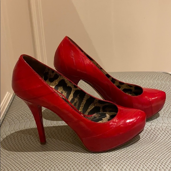 Dolce & Gabbana Shoes - Dolce & Gabbana red platform shoes